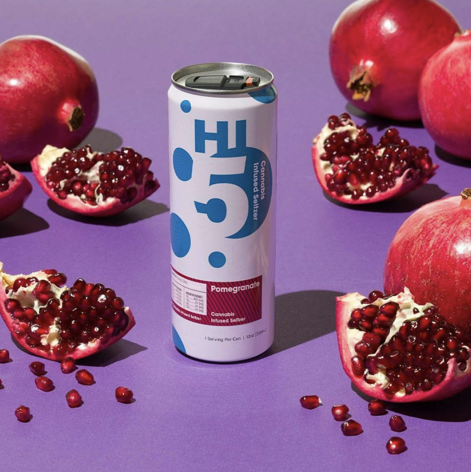 Photograph of product: Pomegranate Seltzer 400mg (4pk) MED
