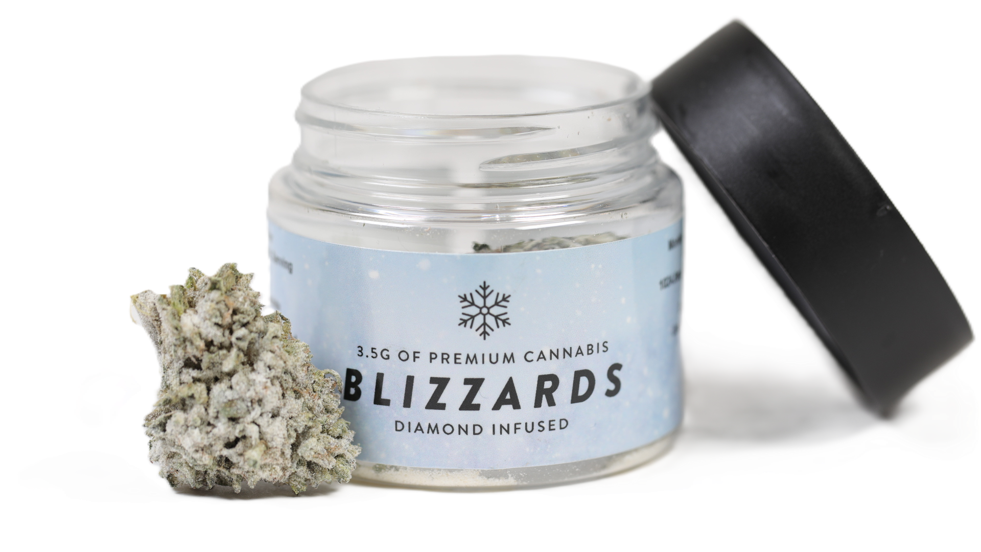 Photograph of product: Blizzards RS11 Distillate Infused Flower 3.5g