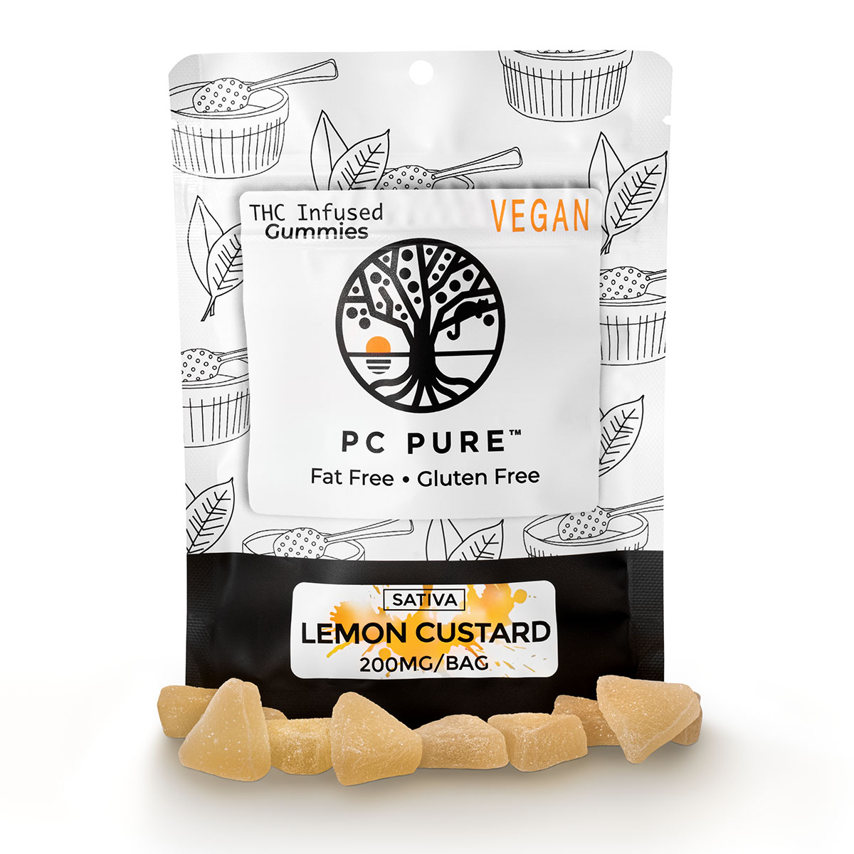 Photograph of product: Lemon Custard | 200MG Gummies