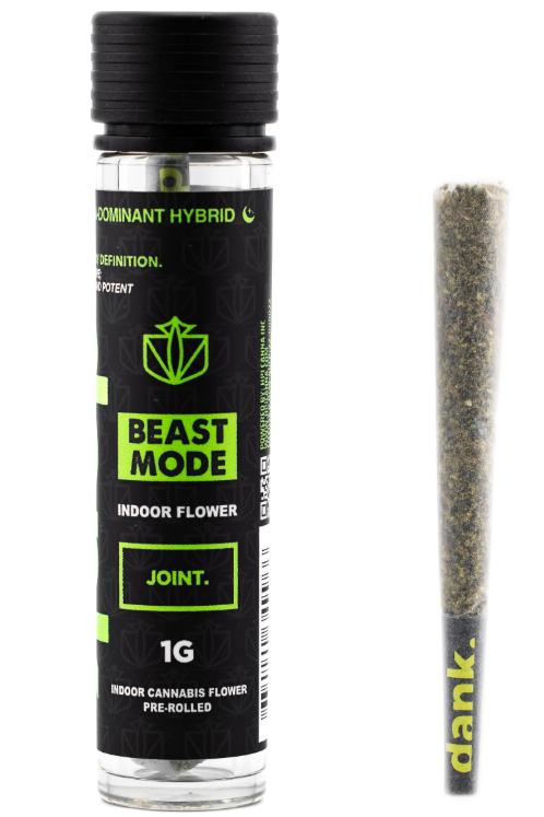 Photograph of product: Dank | Preroll | Beast Mode