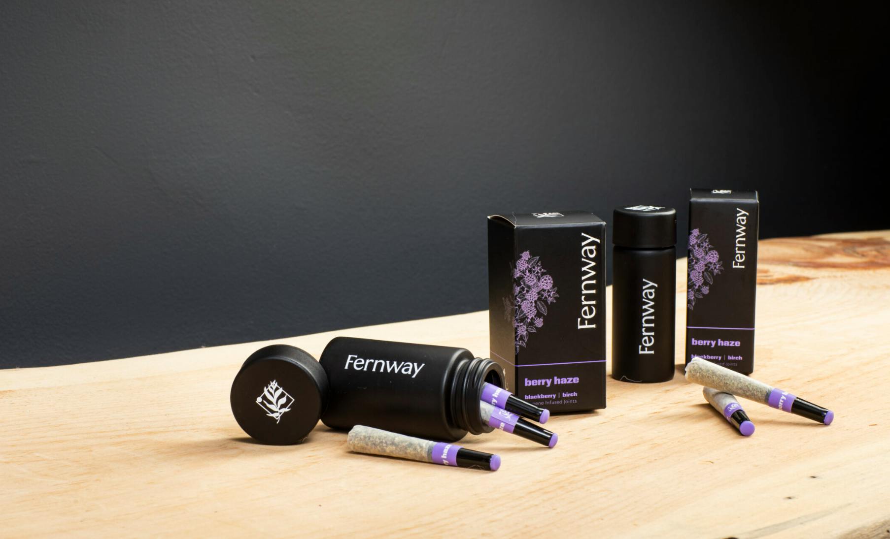 Photograph of product: Fernway: Berry Haze 1G Terpene Infused Pre-Roll - Oui'd