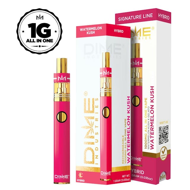 Photograph of product: Watermelon Kush 1000mg All in One Device - 