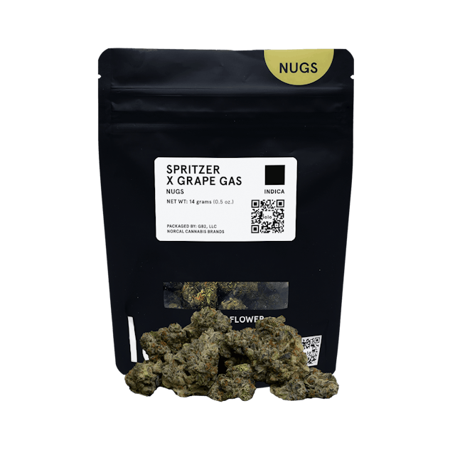Photograph of product: Spritzer x Grape Gas | Indoor Nugs | 14g