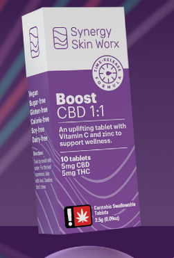 Photograph of product: Synergy | Capsules 10pk | Boost 1:1 | 50mg:50mg