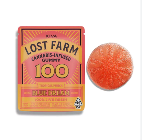 Photograph of product: Tropical Punch Single Gummy 100mg   100 Mg