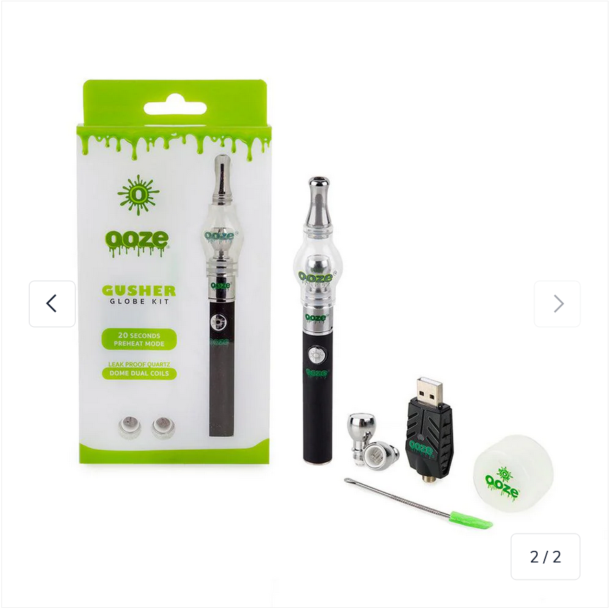 Photograph of product: Ooze | Gusher Globe } Concentrate Vape Kit