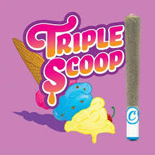 Photograph of product: Cookies Triple Scoop Pre-roll | 1g