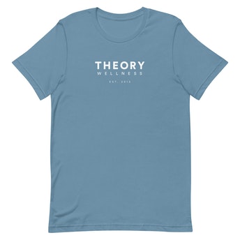 Photograph of product: Theory - T-Shirt "CLASSIC" (4XL) [Maritime Blue]