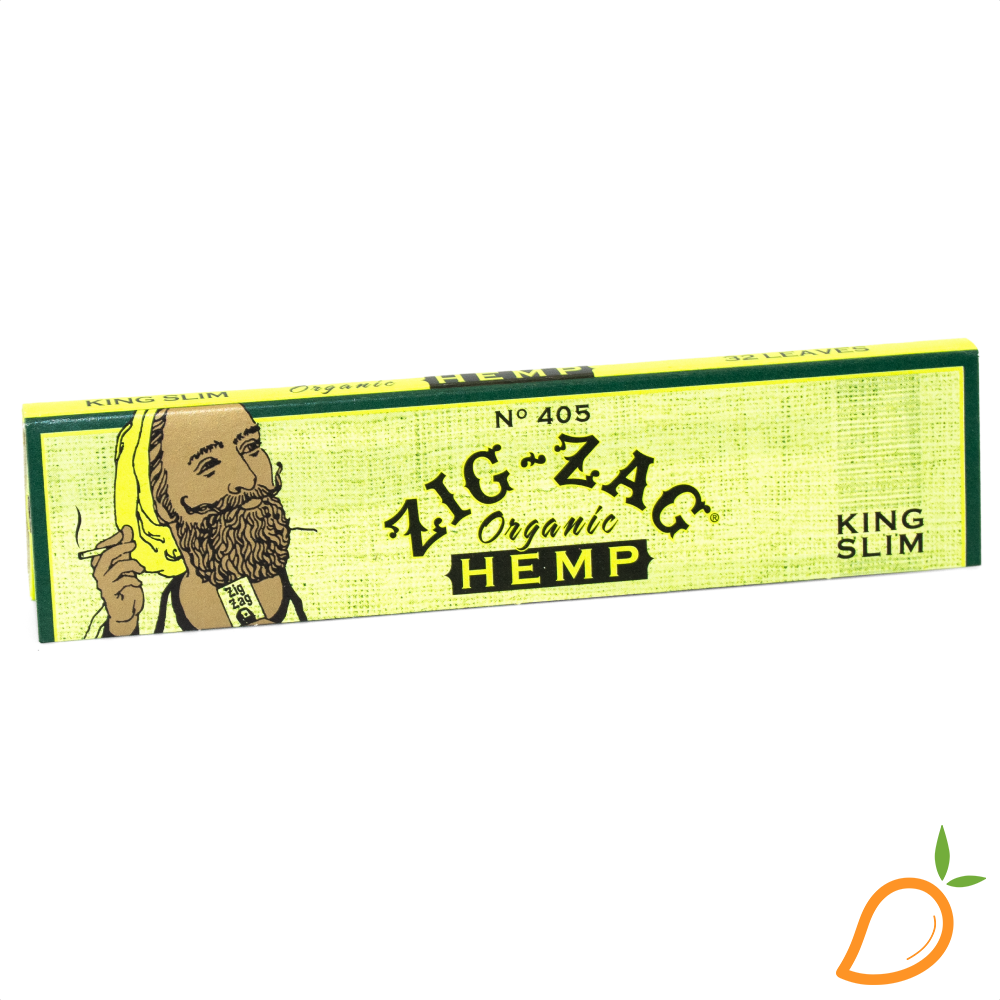 Photograph of product: King Slim Ultra Thin Organic Hemp Papers Zig Zag