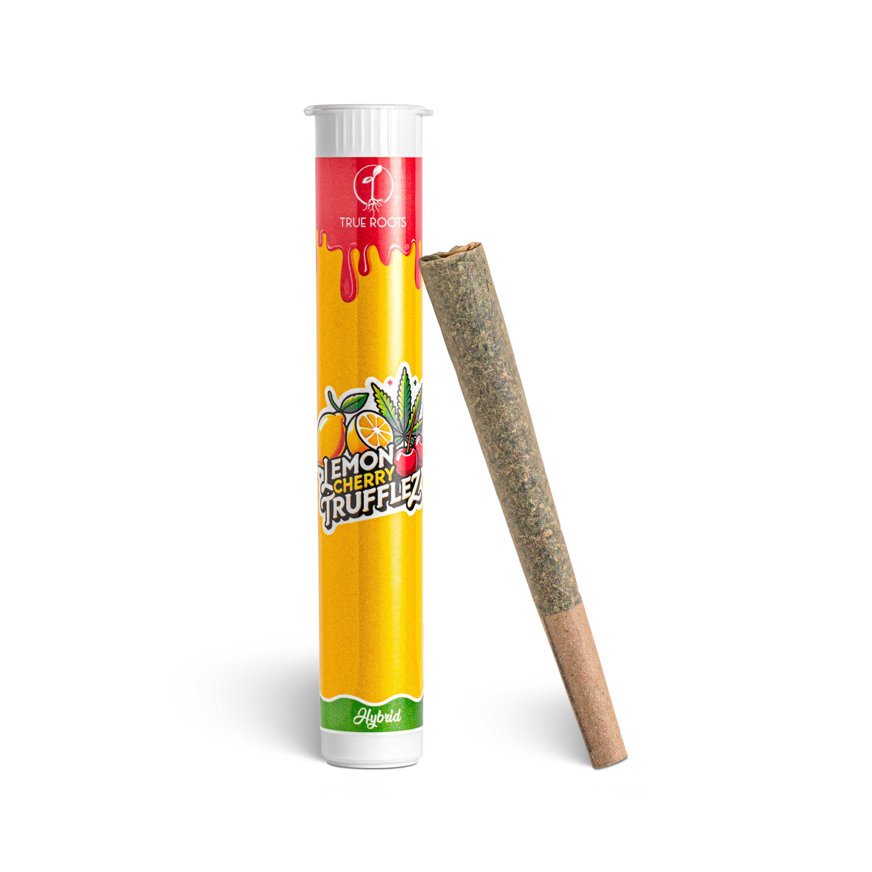 Photograph of product: Lemon Cherry Truffles Pre-Roll - 25 Pack