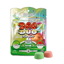 Photograph of product: ABX Rosin Duo Gummies Sour 100MG