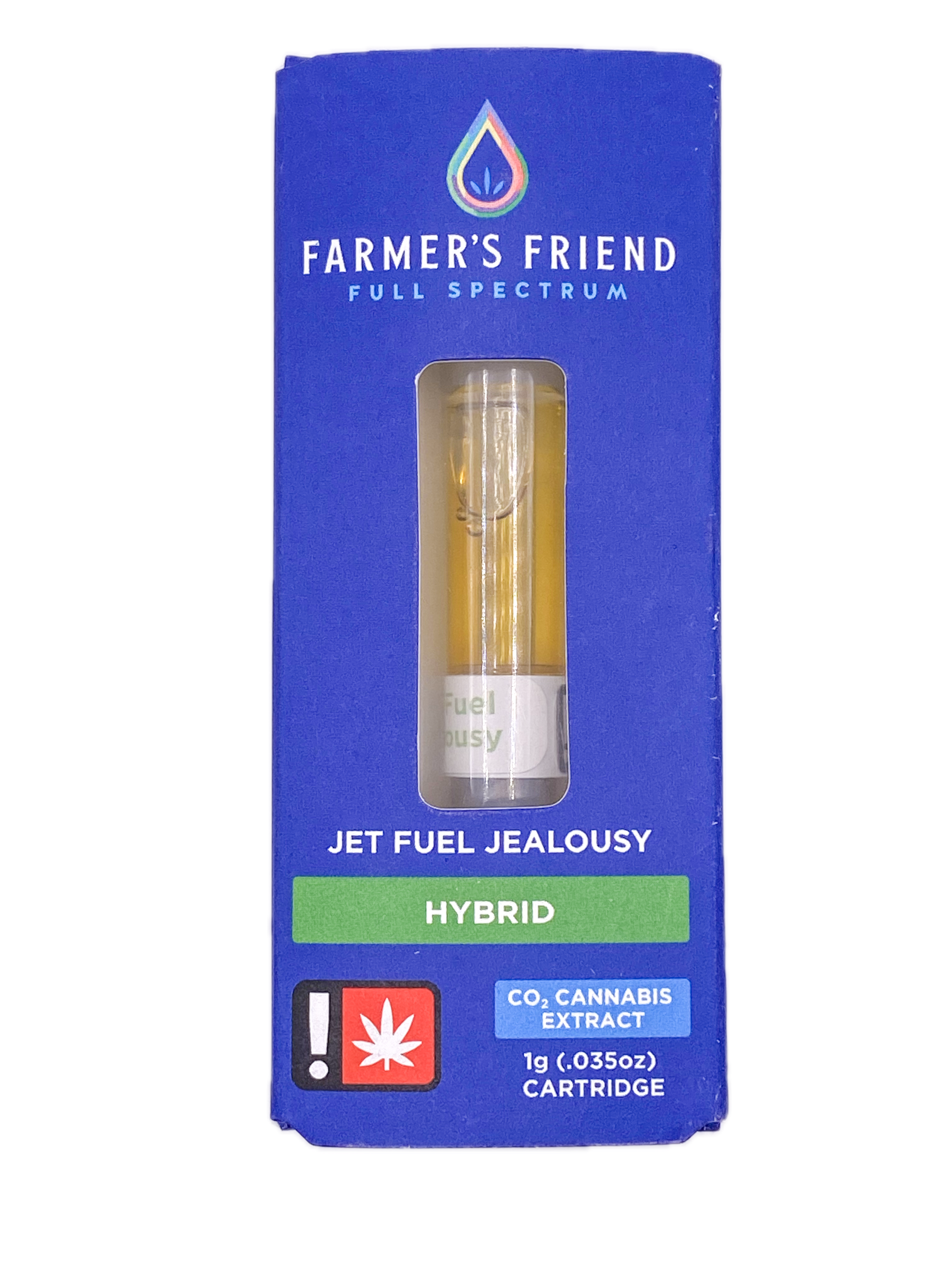 Photograph of product: FARMER'S FRIEND - VAPE - 1G - HYBRID - JET FUEL JEALOUSY