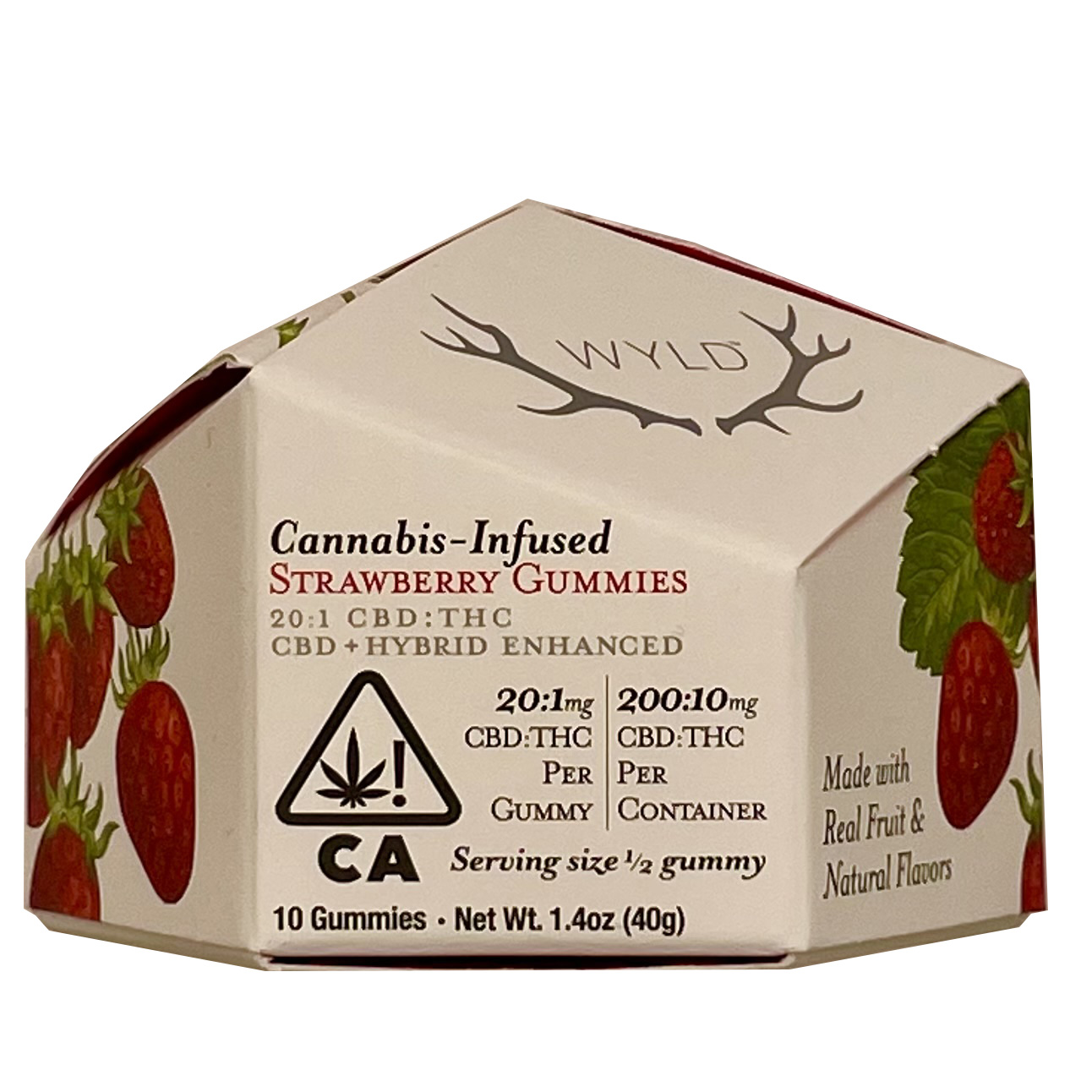 Photograph of product: Wyld-Strawberry Gummies 20:1