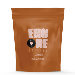 Photograph of product: Encore | Edibles | Caramel | Espresso | 100mg | 10pk