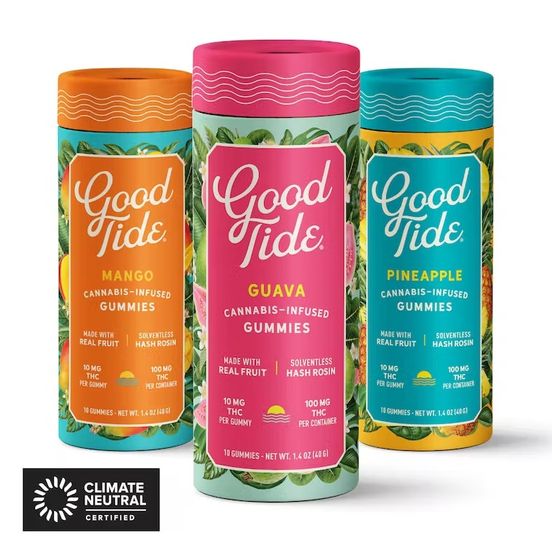Photograph of product: Guava Solventless au chocolat Rosin Gummies | Balanced 100mg - 