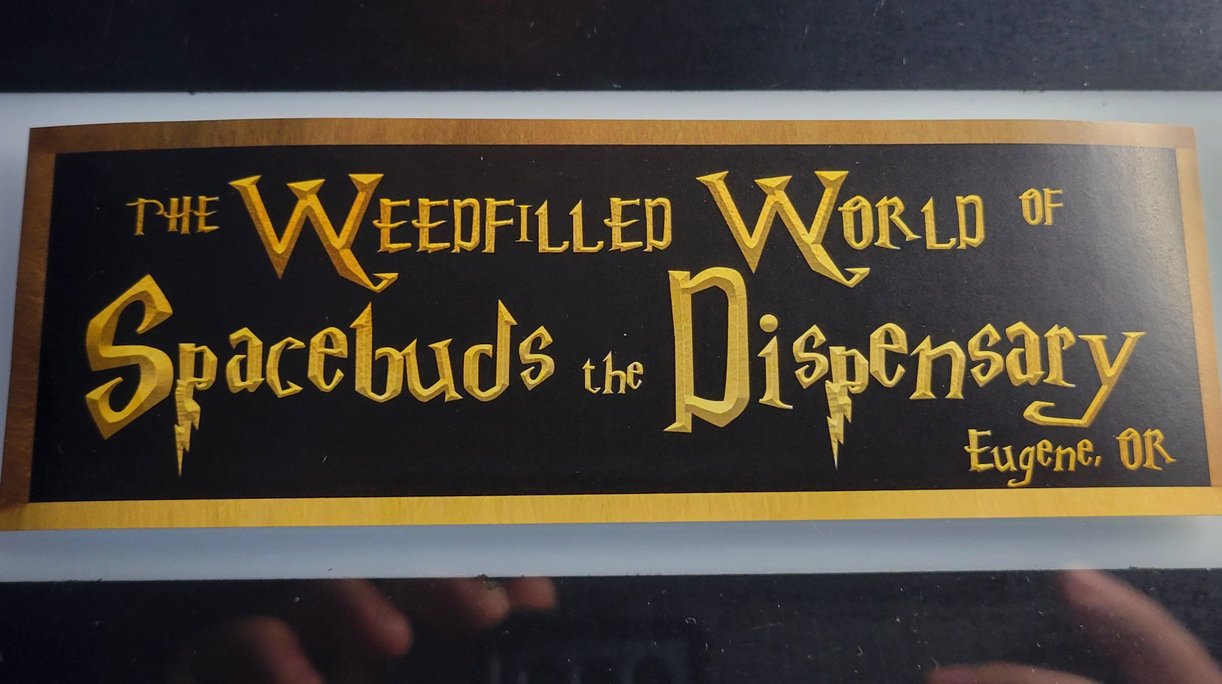 Photograph of product: Spacebuds - Sticker - Harry Potter