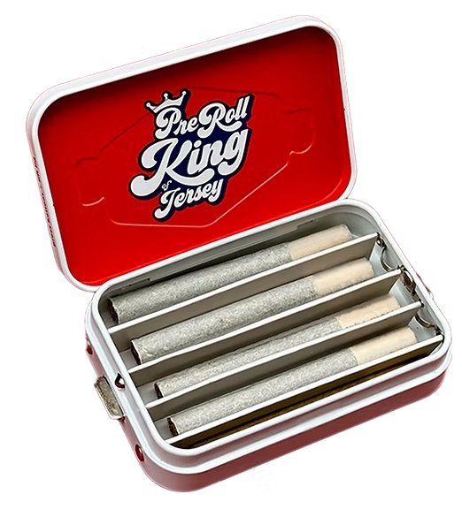 Photograph of product: PreRoll King of Jersey - Boardwalkers - Strawberry Cotton Candy 5pk Pre-Rolls - 2g