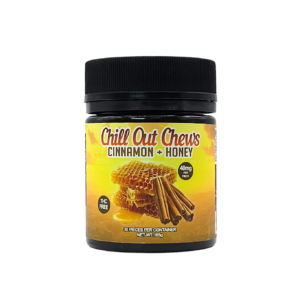 Photograph of product: Green Spectrums | Cinnamon & Honey Chill Out Chews | 30pcs