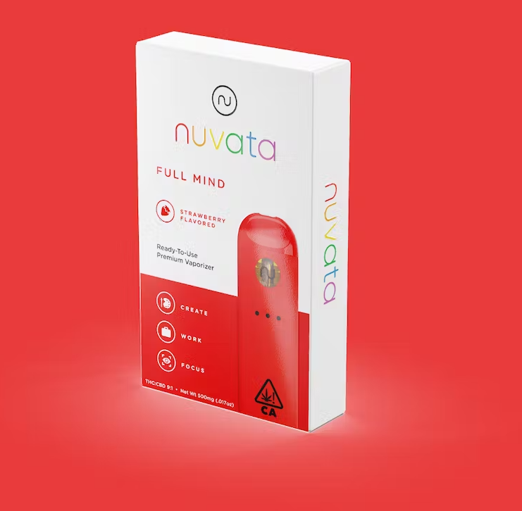 Photograph of product: CoC NUVATA Disposable - Strawberry .5g (Full Mind)