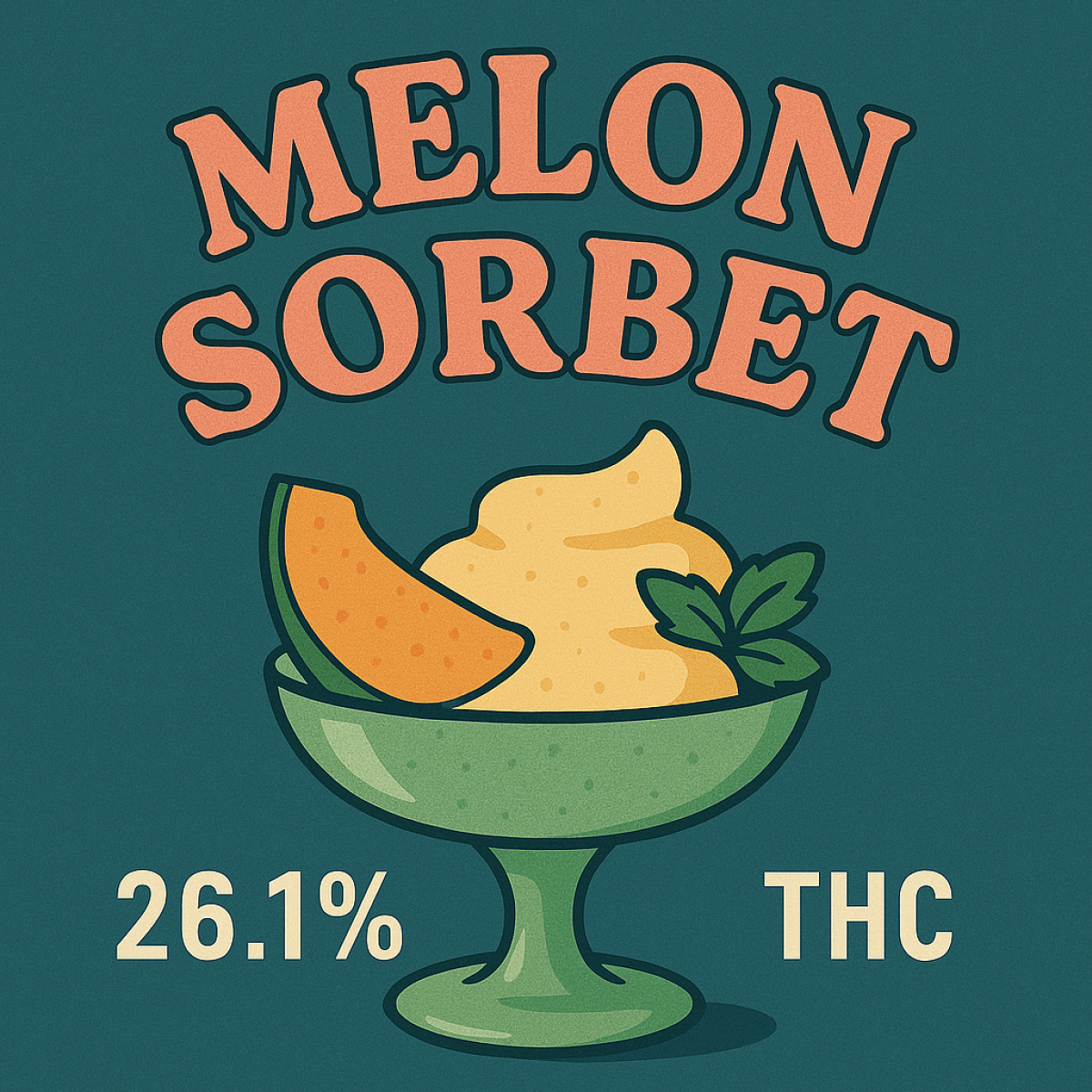 Photograph of product: Melon Sorbet