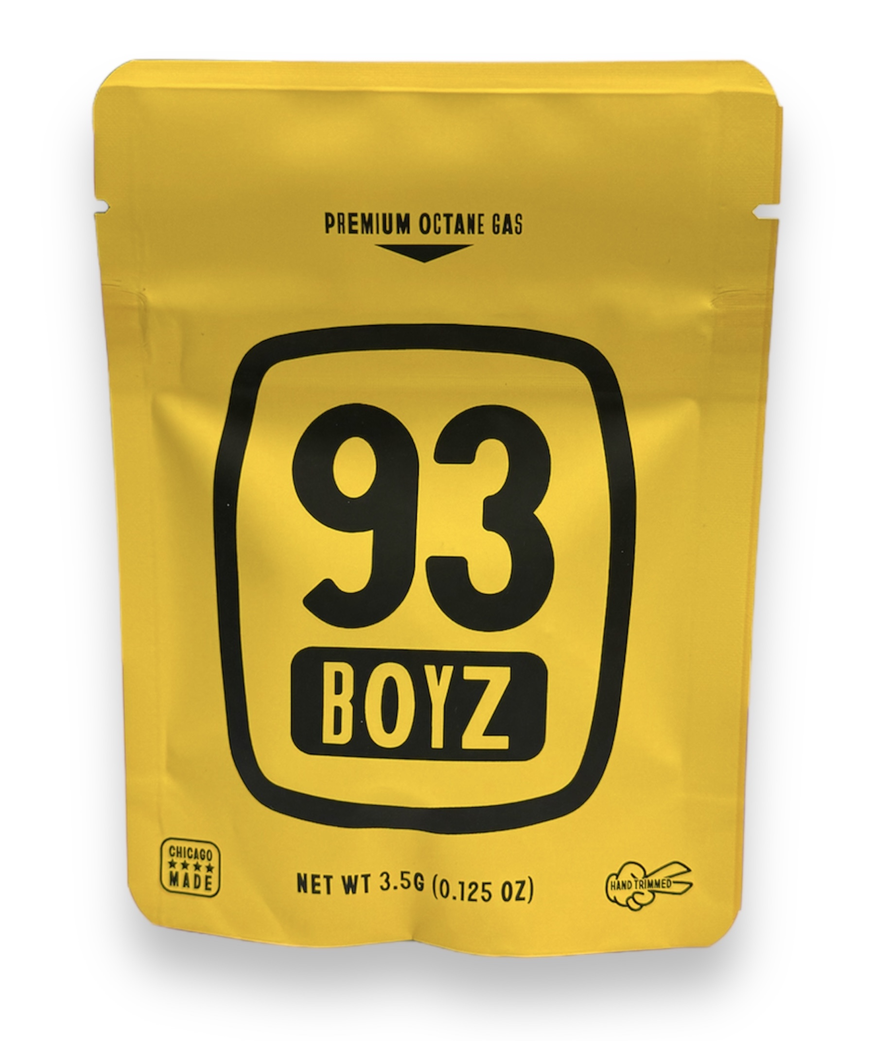 Photograph of product: AZ 93 Boyz Flower - Jet Fuel 3.5g