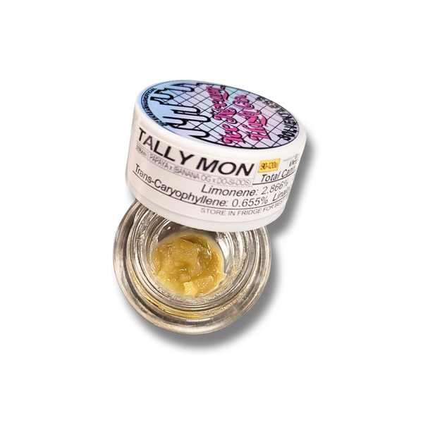 Photograph of product: Tally Mon | Live Rosin | Ice Kream au chocolat Co.