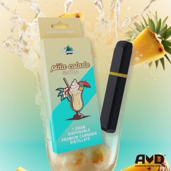 Photograph of product: Amnesia Disposables 1g Pina Colada
