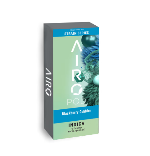 Photograph of product: AIRO - POD DISTILLATE - 1G - BLACKBERRY COBBLER - Oui'd