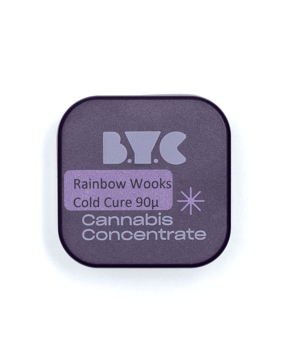 Photograph of product: [REC] BYC | Rainbow Wooks | Live Rosin Cold Cure 90u 1g