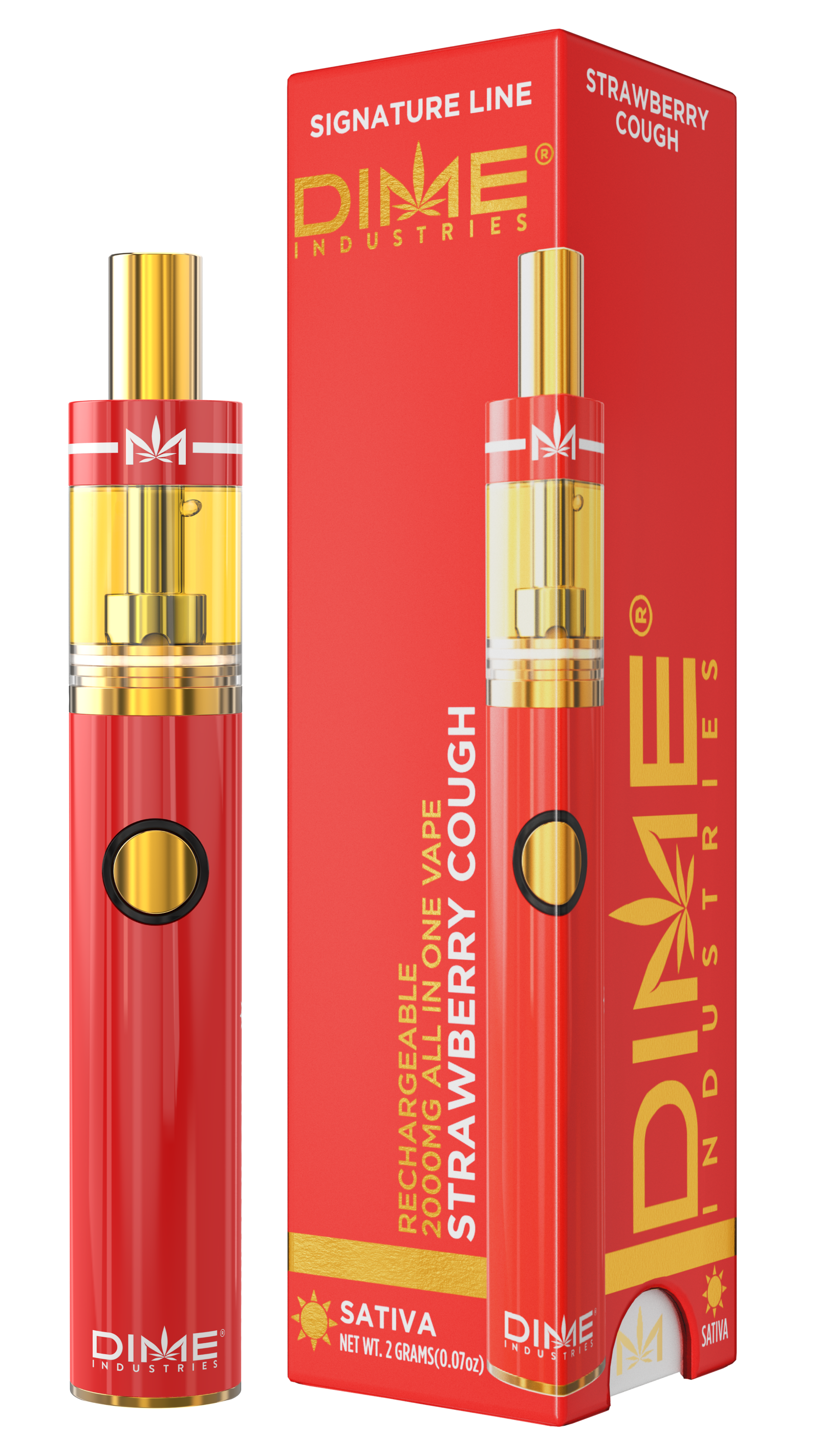 Photograph of product: Strawberry Cough | Disposable Pen | 2g