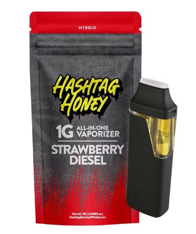 Photograph of product: au chocolattag Honey | Strawberry Diesel | 1G Vape