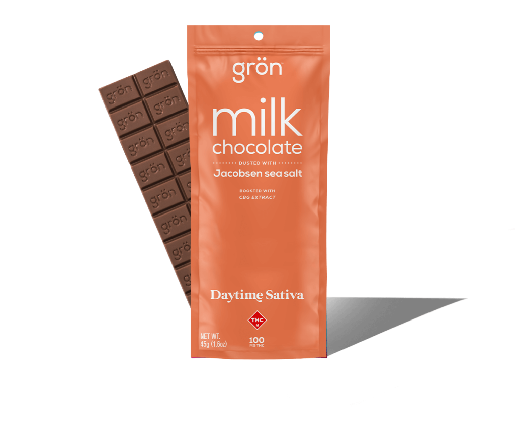 Photograph of product: Milk Chocolate 3:1 CBG:TH-oui Daytime Oui'd Bar - 100mg