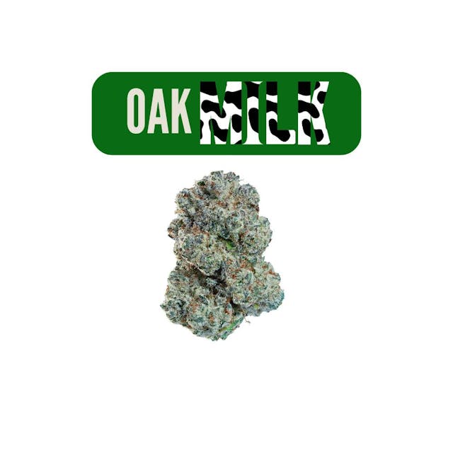 Photograph of product: Oak-Milk Premium Flower 3.5g - Black Label Series - 
