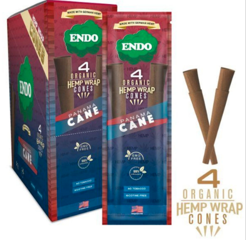 Photograph of product: ENDO ORGANIC HEMP WRAP 4PK
