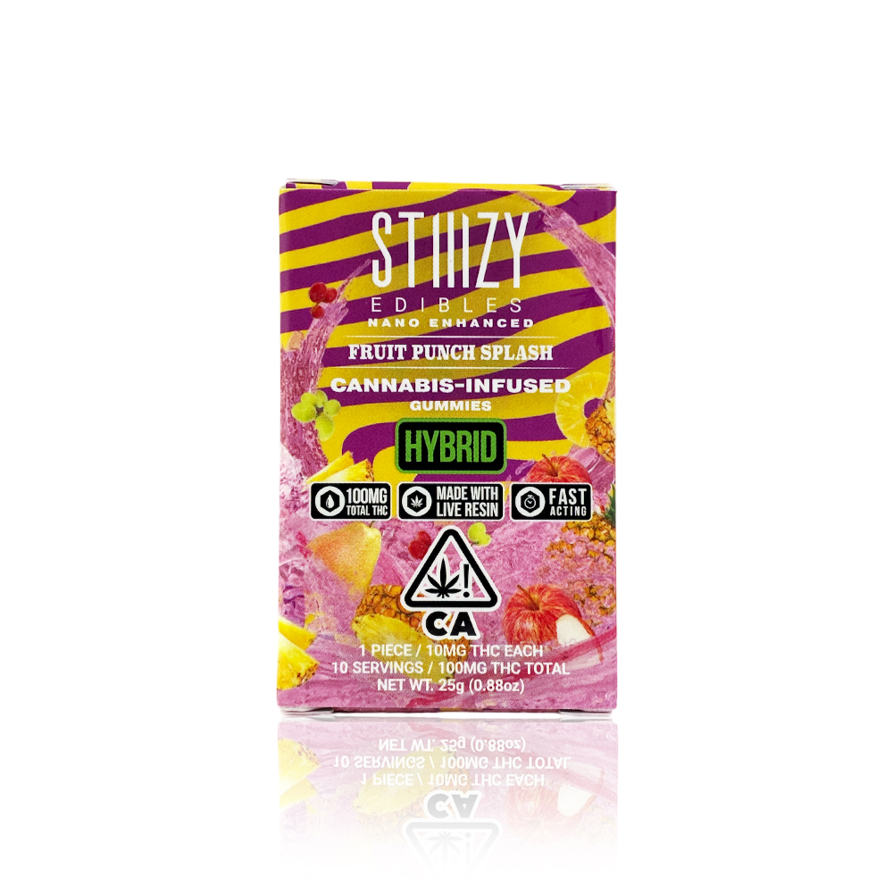 Photograph of product: Edible - Fruit Punch Splash - Nano Gummies - 100MG