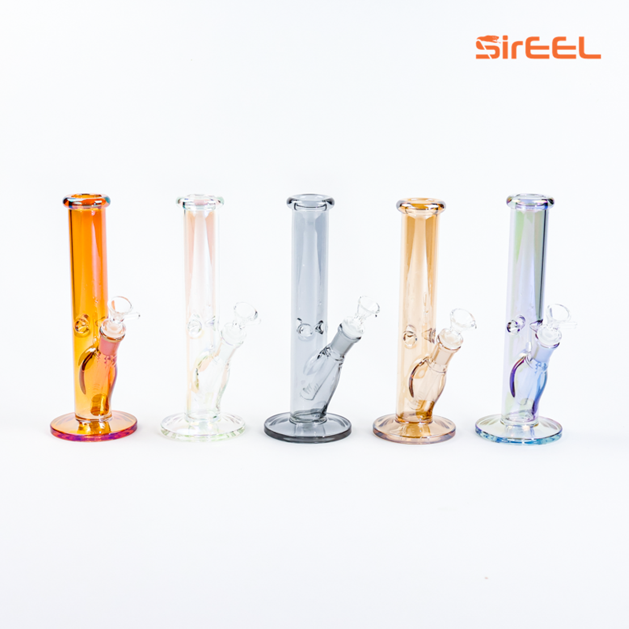 Photograph of product: LuvBuds - SirEEL 10" Iridized Illusion Bong with Flower Bowl, Assorted Colors