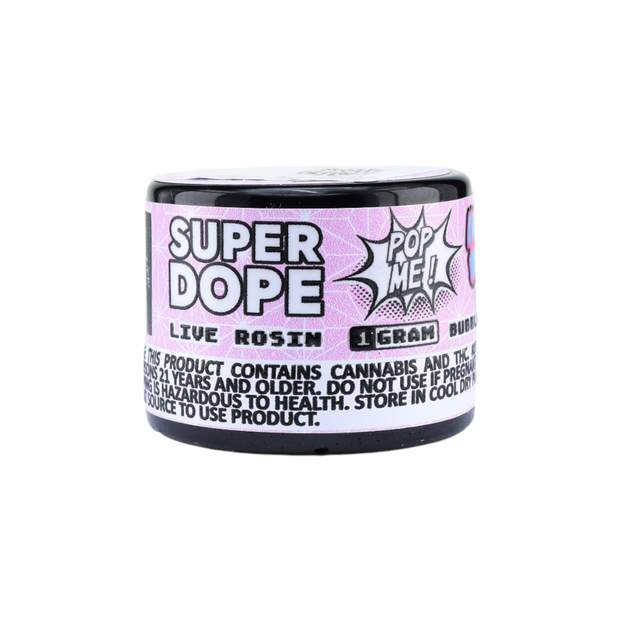 Photograph of product: Super Dope Bubble Gum Popperz Rosin