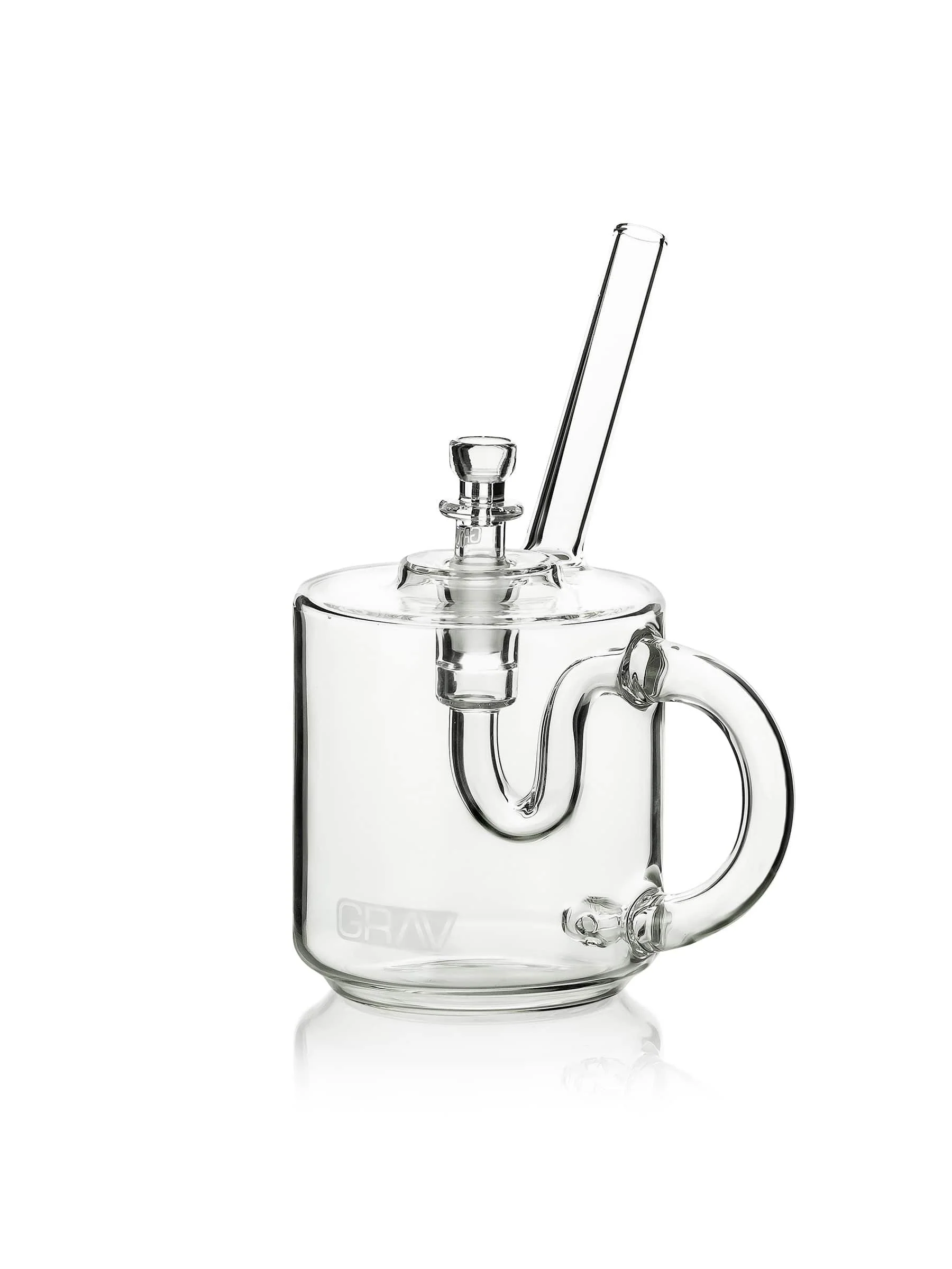 Photograph of product: Grav - 5" Coffee Mug Bubbler - Clear