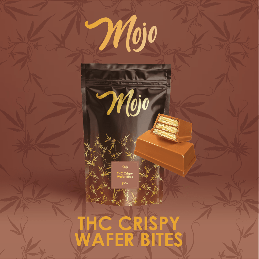Photograph of product: 200mg - Mojo Chocolates - Crispy Wafer Bites