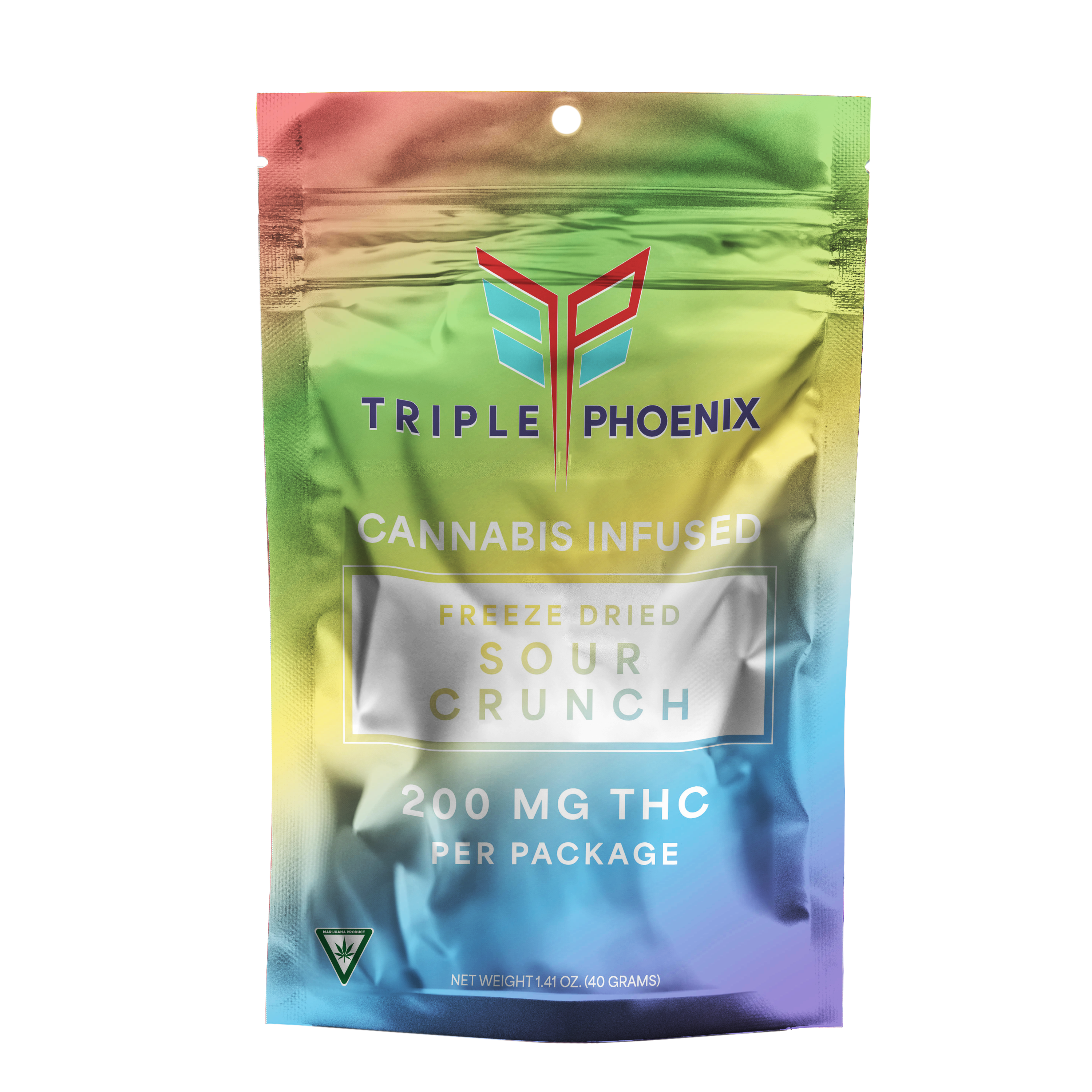 Photograph of product: AU Triple Phoenix: Sour Crunch 200mg (20 x 10mg)