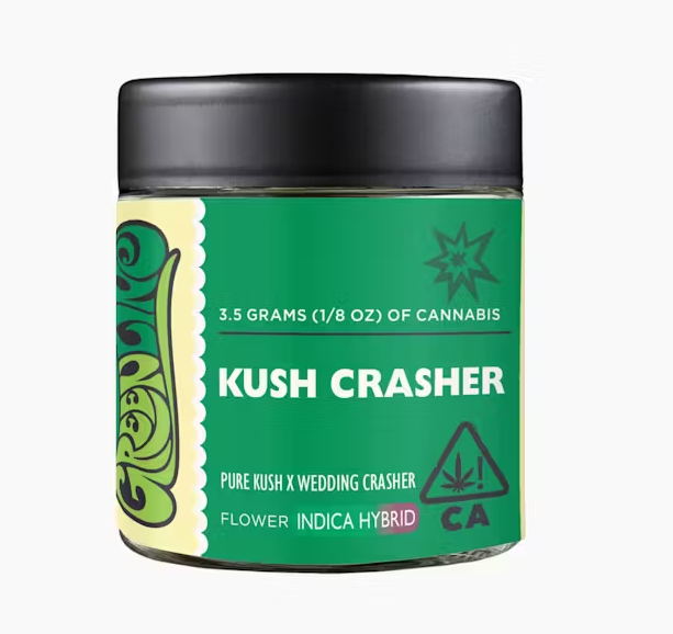 Photograph of product: Greenline Kush Crasher Oui'd Hybrid Flower 3.5g