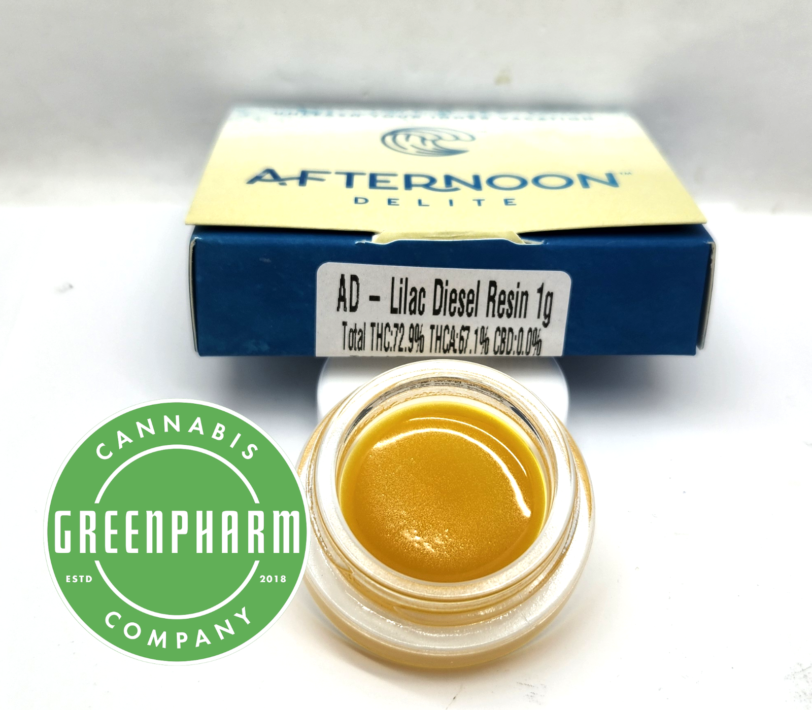 Photograph of product: Concentrate | Afternoon Delite | Lilac Diesel Live Resin