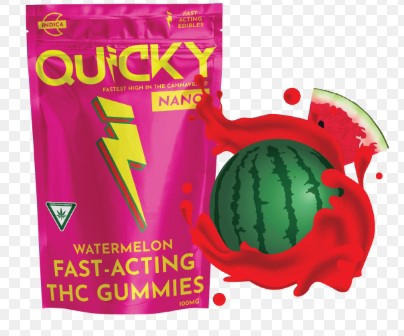 Photograph of product: Quicky Gummies - Watermelon 100mg