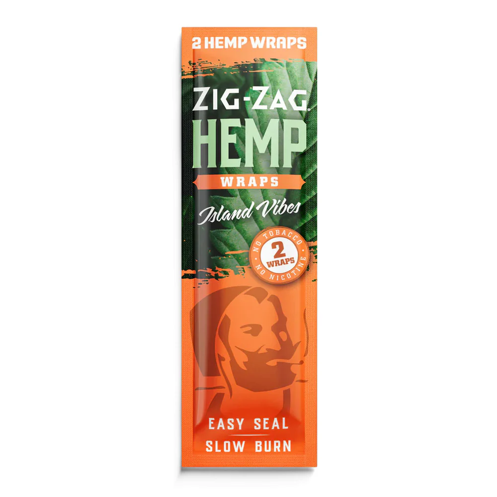 Photograph of product: ZGZ | Zig Zag Hemp Wraps | Island Vibes