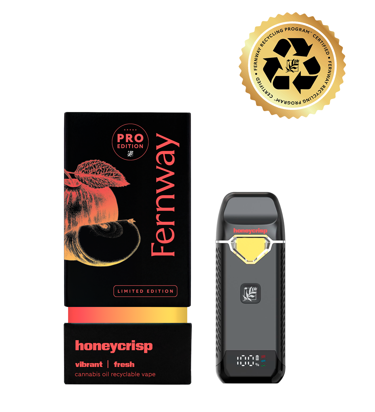 Photograph of product: Honeycrisp Flavor Line Traveler PRO I Disposable 2g - Levitate