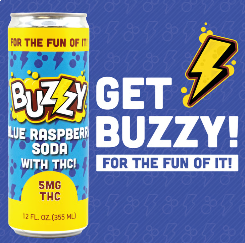 Photograph of product: Blue Raspberry Soda | 5mg - Buzzy