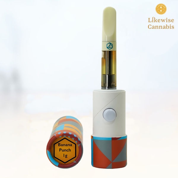 Photograph of Product: BANANA PUNCH 1G CURED RESIN CARTRIDGE