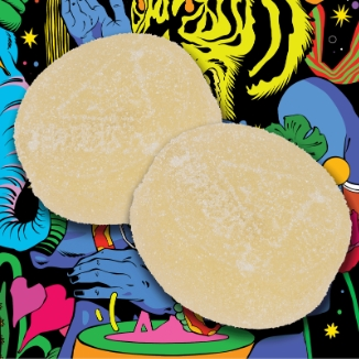 Photograph of product: Gummies 100mg 20 Pack - Poppin Pineapple