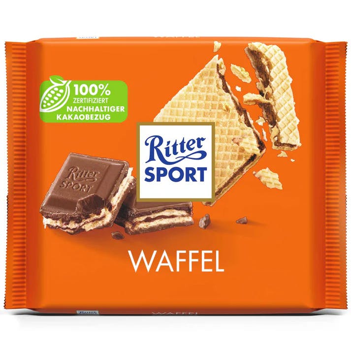 Photograph of product: Convenience Products | - Baked Goods | Ritter Sport Waffel