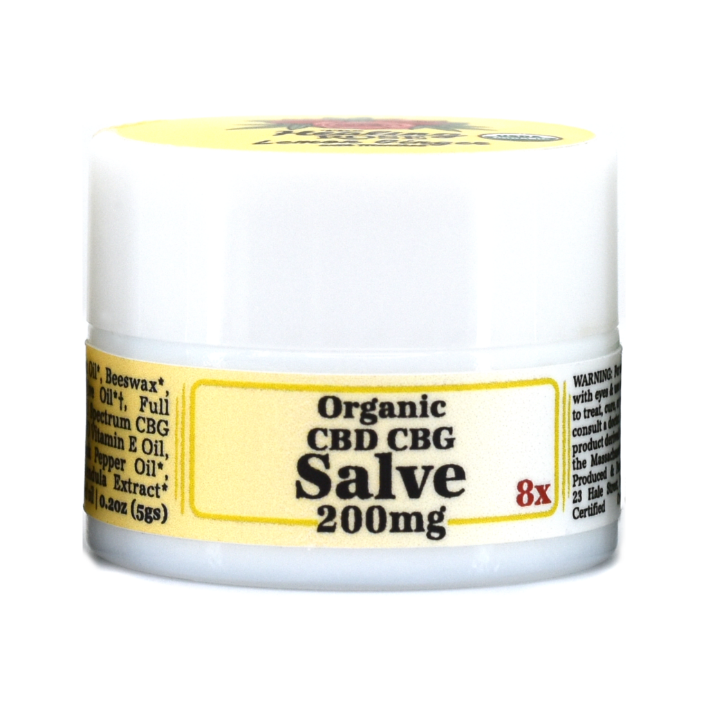 Photograph of product: Topical - 200mg CBD:CBG - Mini Lemon Ginger 8X Herbal Salve